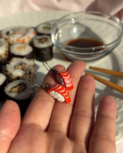 Nigiri sushi (visací náušnice) — foto 2