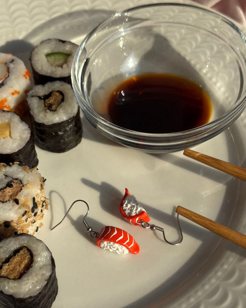 Nigiri sushi (visací náušnice) — foto 3