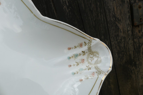 Čtyřcípá...secesní porcelánová mísa — foto 5