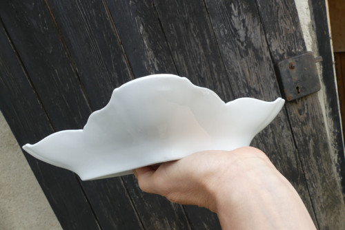 Čtyřcípá...secesní porcelánová mísa — foto 3
