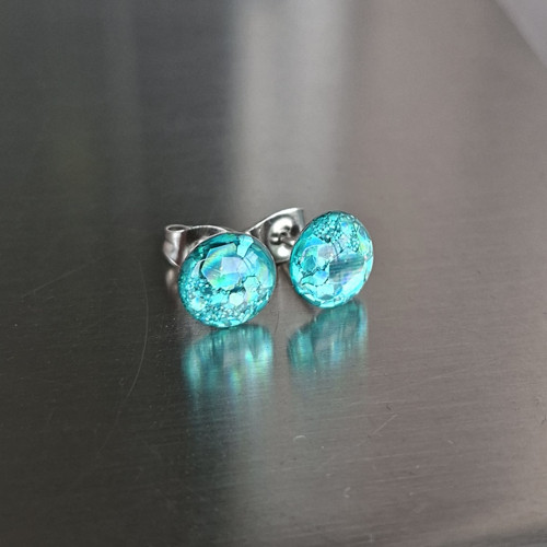 Tyrkysové třpytky 8 mm — foto 4