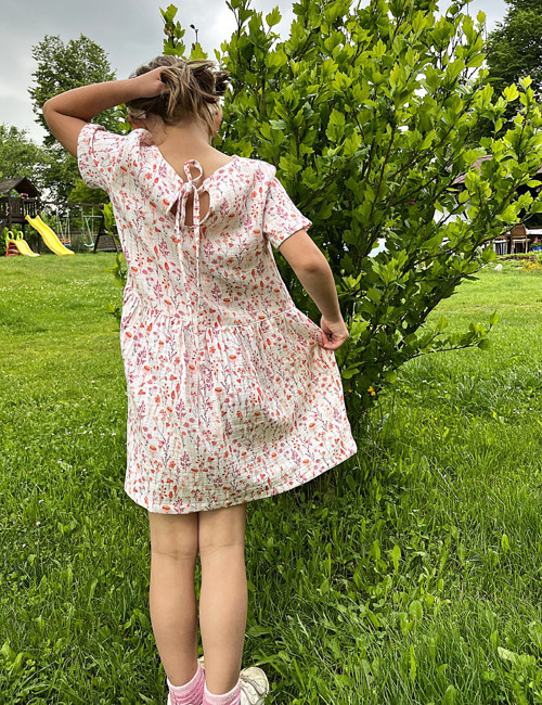 Dívčí mušelínové šaty - PEPI — foto 2