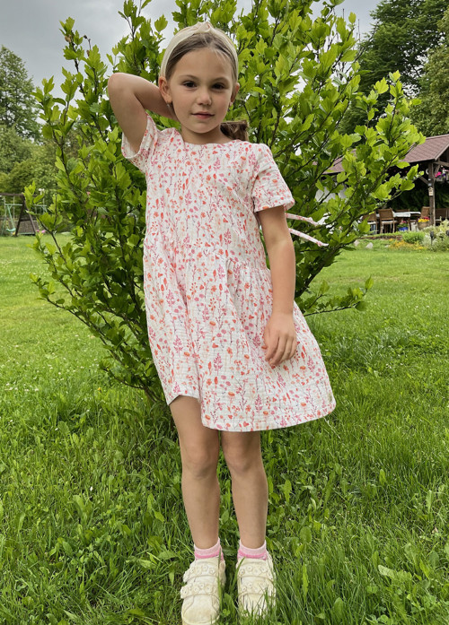 Dívčí mušelínové šaty - PEPI — foto 3
