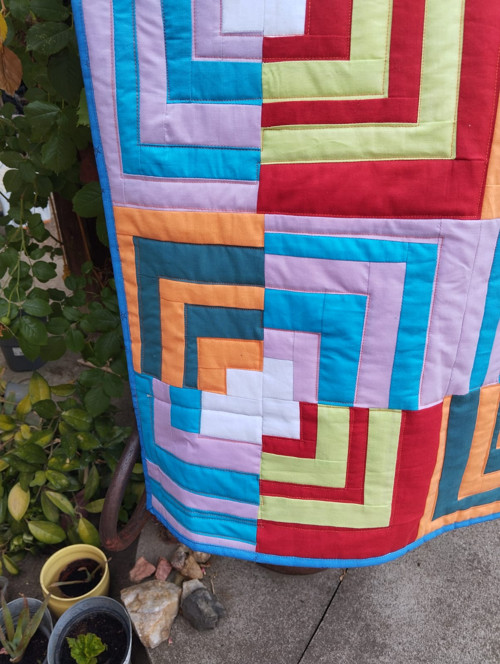 Textilní patchwork obraz Rohy — foto 2