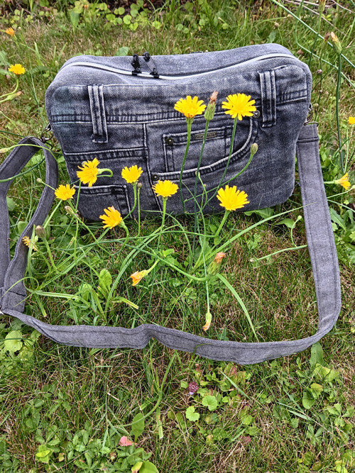 Džínová crossbody kabelka — foto 4