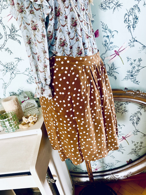 Sukně dots hedvábná — foto 4