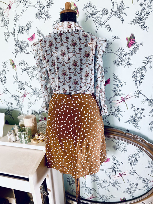Sukně dots hedvábná — foto 5