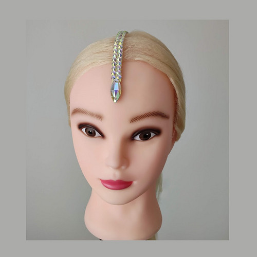 Pásek do vlasů Charm zdobený AB crystaly — foto 2