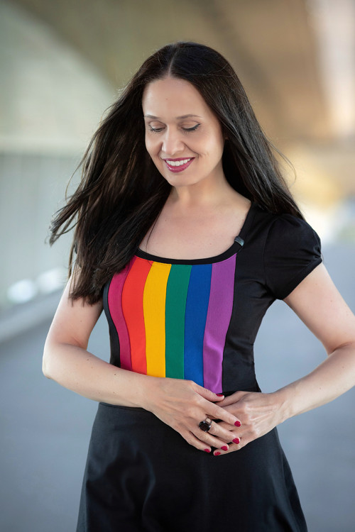 Autorské šaty "RAINBOW" No.1 — foto 2