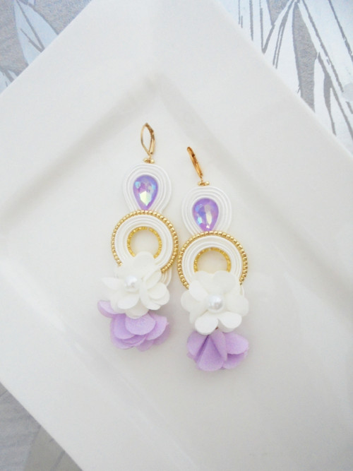 Soutache náušnice — foto 2