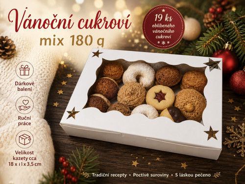 Vánoční cukroví mix 180 g — foto 2