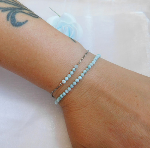 Larimar - náramok — foto 5