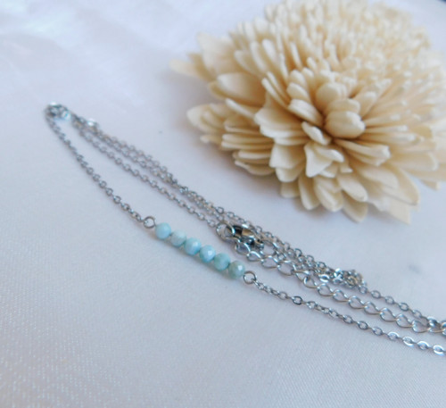 Larimar - náhrdelník — foto 2