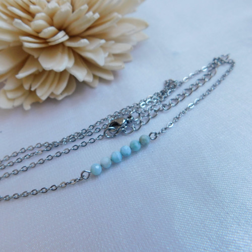Larimar - náhrdelník — foto 3