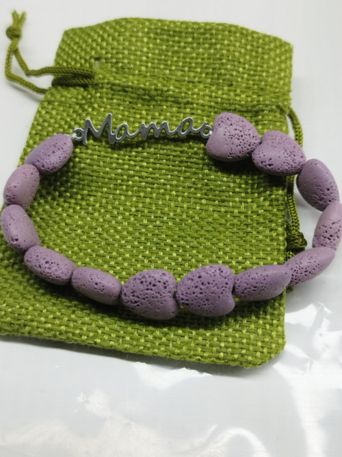 Lávový náramek Máma — foto 3