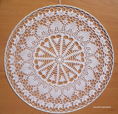 Dečka do lapače snů 27 cm bílá — foto 2