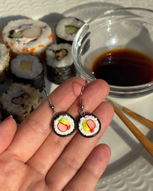Sushi (visací náušnice) — foto 2