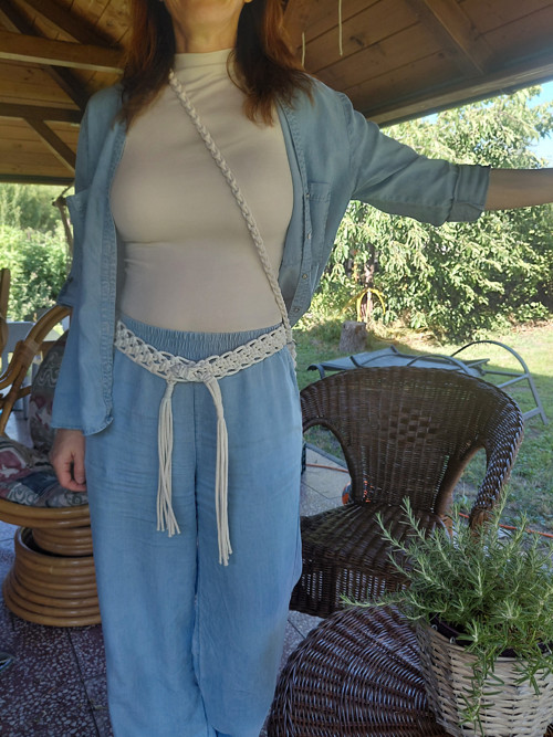 Boho pásek se střásněmi na míru — foto 2