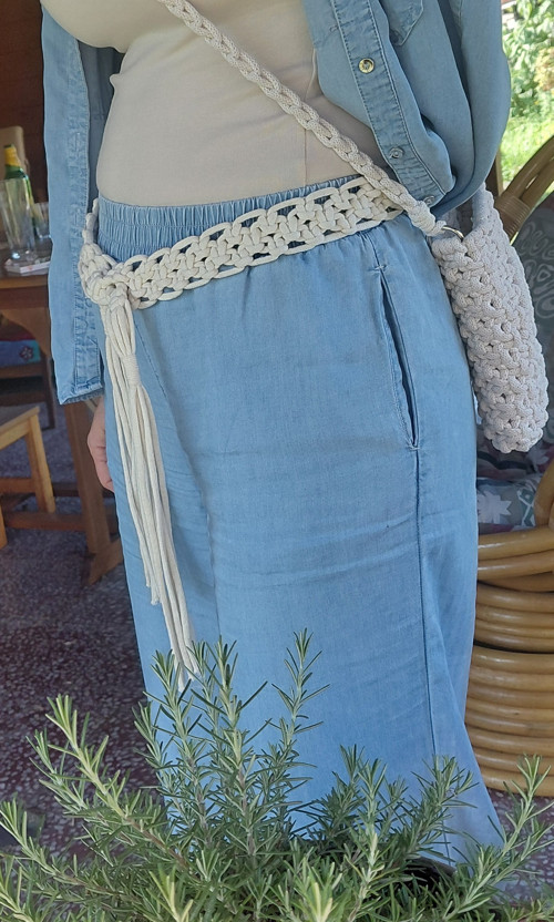 Boho pásek se střásněmi na míru — foto 4