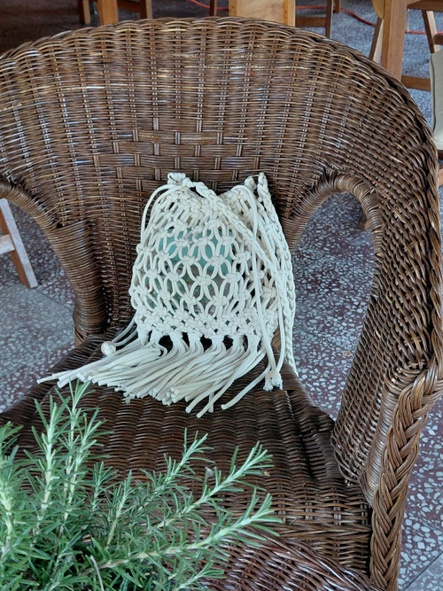 Boho kabelka s třásněmi Síťovka — foto 4