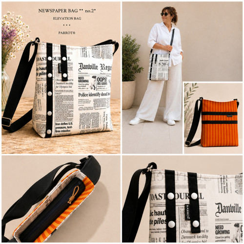 NEWSPAPER BAG ** no.2* PARROT® — foto 2