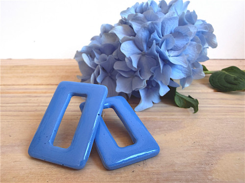 Náušnice Graphic Blue — foto 3
