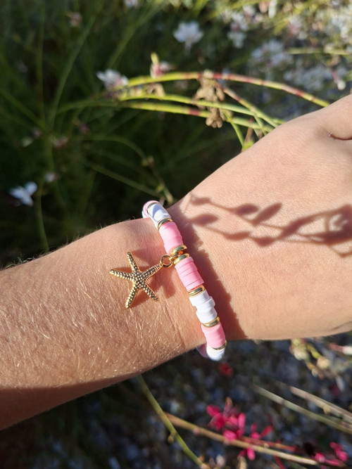 Náramek "pink star" — foto 2