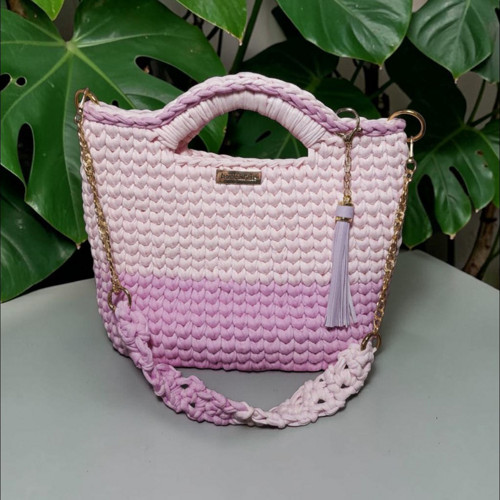 Háčkovaná taška do ruky Tote Bag — foto 4