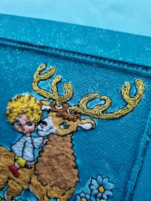 Vyšívaná dětská ilustrace — foto 3