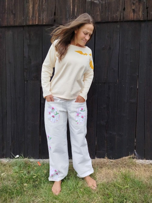 Kalhoty s loukou L-XL — foto 4