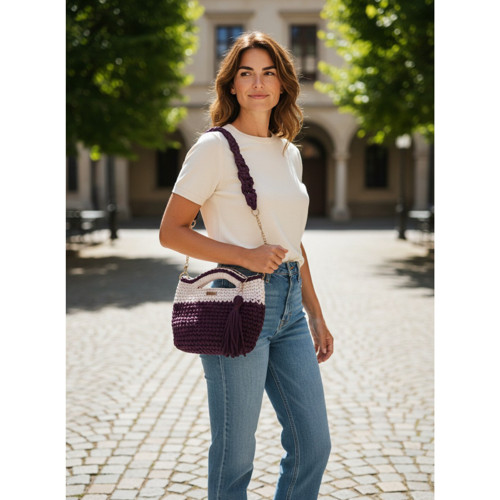 Háčkovaná taška do ruky Tote Bag — foto 6