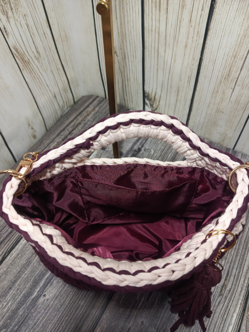 Háčkovaná taška do ruky Tote Bag — foto 2