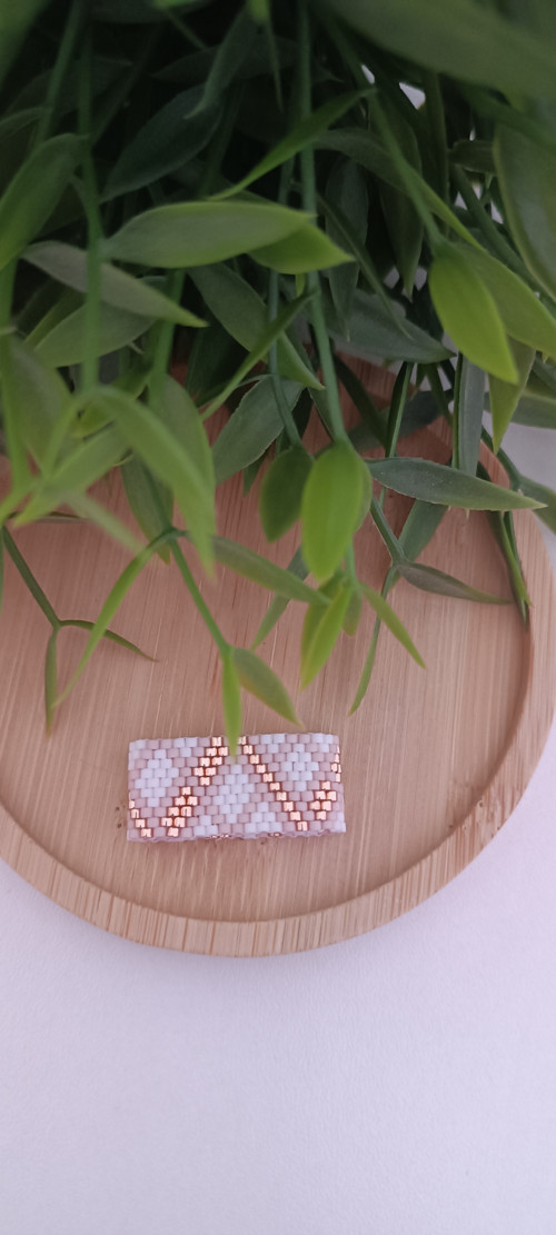 Prstýnek rosegold mozaika — foto 3