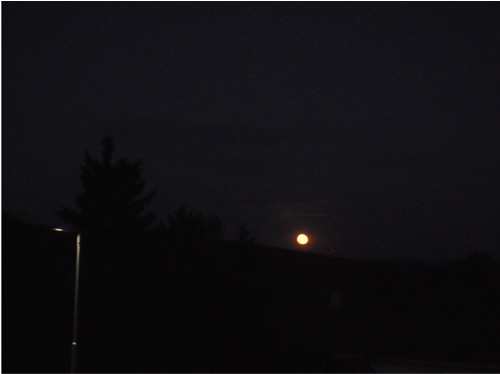 FOTO : Měsíc na černém nebi. — foto 2