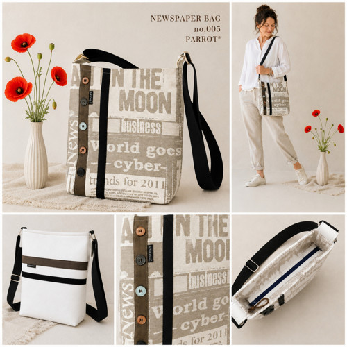 NEWSPAPER bag no.005 PARROT — foto 3