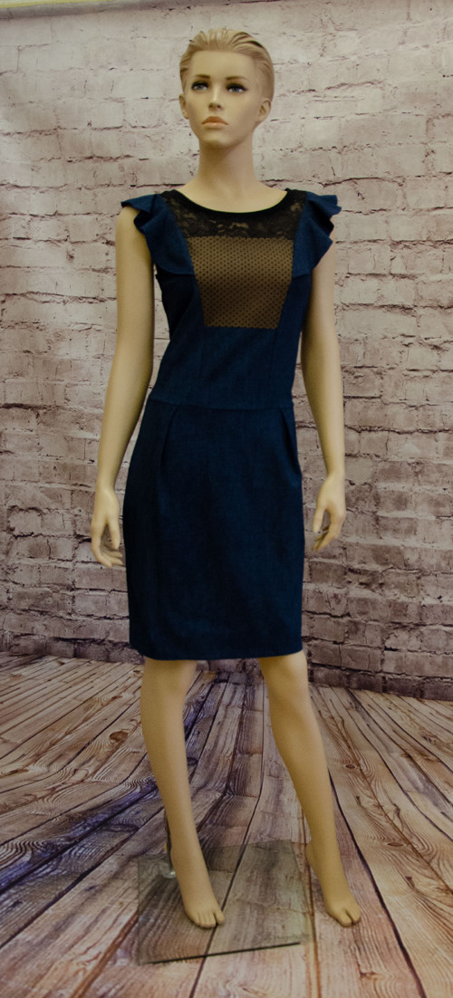 Šaty - Denim noir - Vel. 38 — foto 3