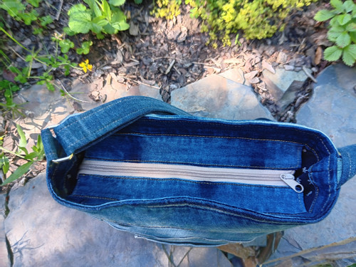 Džínová crossbody kabelka — foto 3