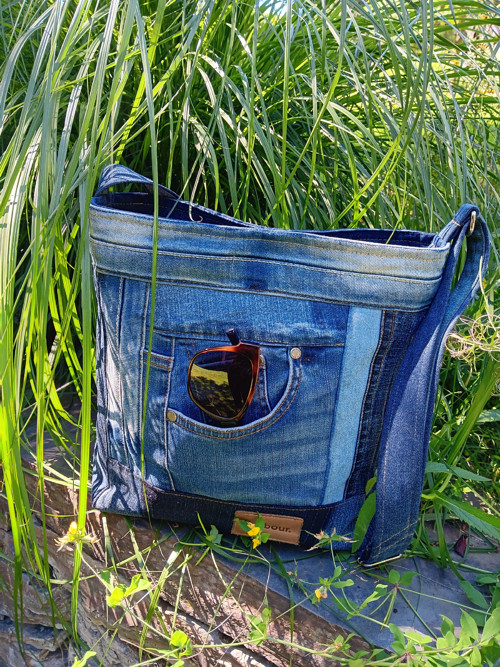 Džínová crossbody kabelka — foto 4