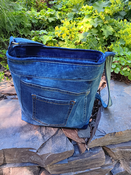 Džínová crossbody kabelka — foto 2