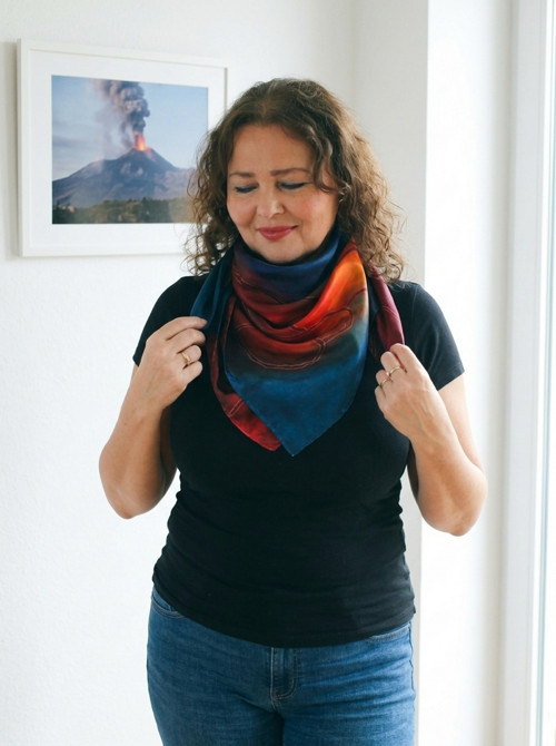 Hedvábný šátek - Etna — foto 2