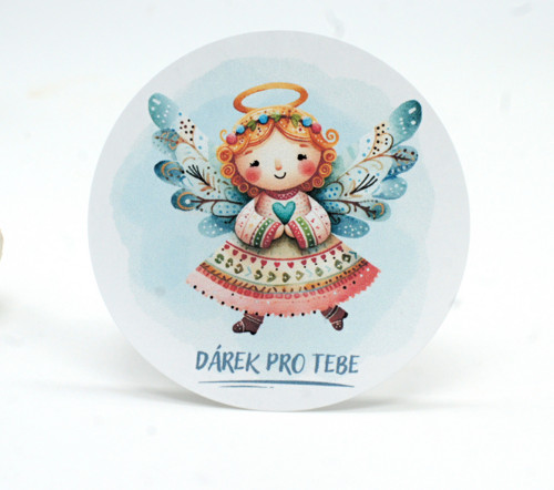 Dárek pro tebe samolepky 12 ks - velké — foto 2