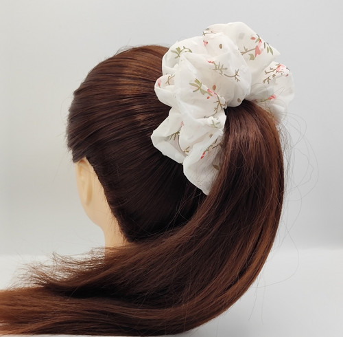 Scrunchie gumička Bílá XXL — foto 2