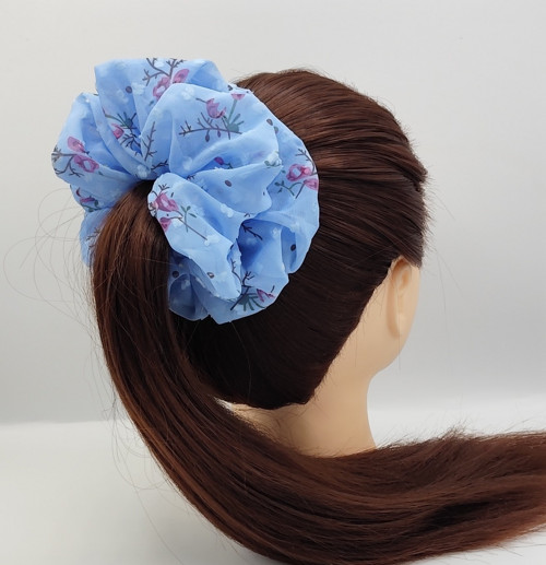 Scrunchie gumička Modrá XXL — foto 2