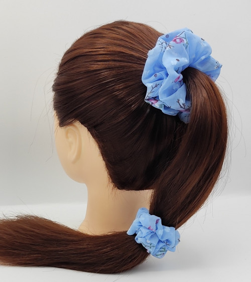 Scrunchie gumička Modrá S — foto 2