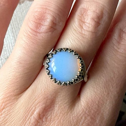 SLEVA 25% Vintage prsten s opalitem E056 — foto 3