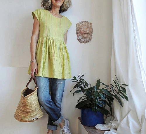 DESSA Rays limetková - tunika len — foto 6