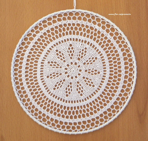 Dečka do lapače 16 cm bílá — foto 2