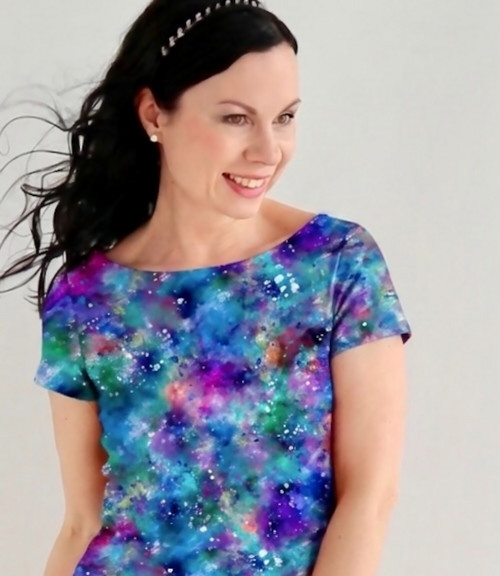 Dámské šaty se vzorem — foto 3
