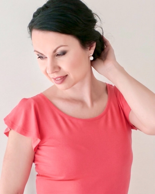 Dámské tričko broskvové — foto 3