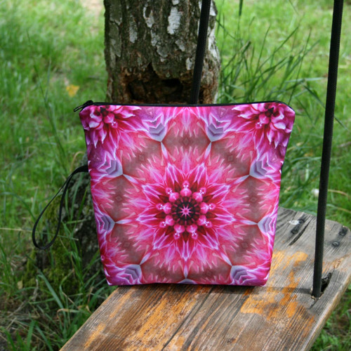 Panel bavlněný 30x30 cm: Mandala růžová — foto 2